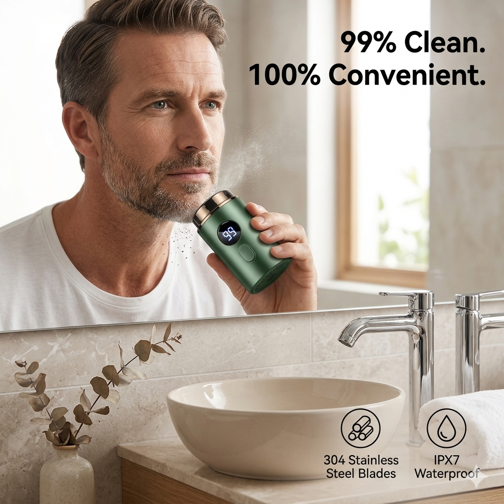 Minimalist Portable Travel Shaver