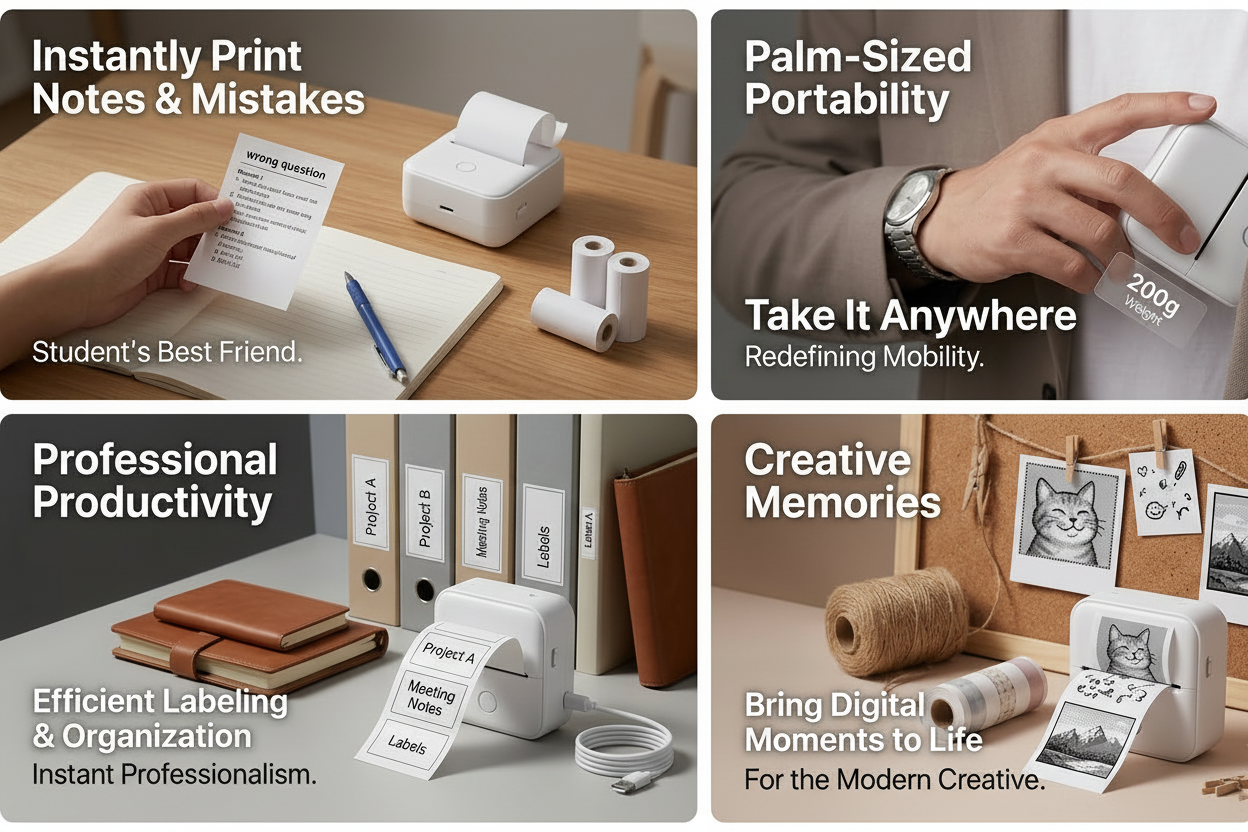 Portable Mini Thermal Printer