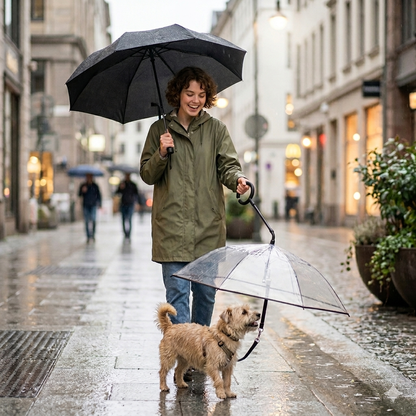 🌧️🌧️Adjustable dog walking leash for rainy day🦮
