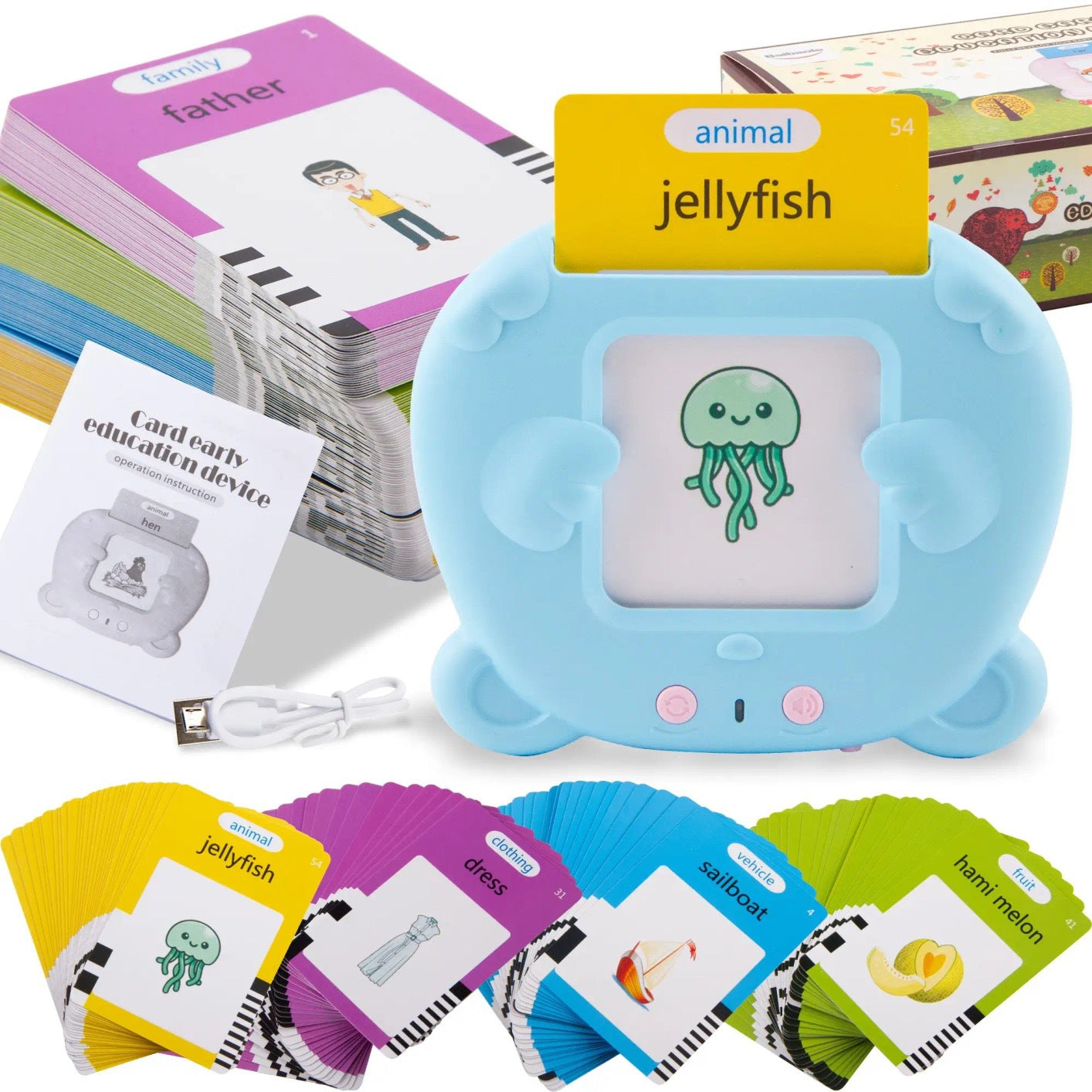 Auditory Sensory Educational Talking Cards